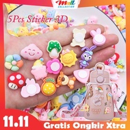 MALL - 3D Stickers 5Pcs Cute Animation Stickers Tumblr Bead Character Bottle DiY Craft HP STC06