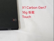16g板載 X1 Carbon Gen7 Touch Lenovo ThinkPad 14" i5-8365U 16g ram 256g SSD