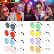 ORIENTLII Round Sunglasses Disco Retro Party Circle Glasses