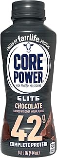 Fairlife Core Power Elite 42g High Protein Milk Shake, Ready To Drink for Workout Recovery, Chocolat