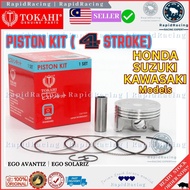 Alat Motor TOKAHI PISTON KIT FULL SET【4 STROKE】GSX FX 110 SHOGUN 125 VS125 VS150 AN90 WAVE 125 DASH 