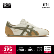 Onitsuka Tiger鬼塚虎男女鞋休闲鞋舒适透气轻便慢跑鞋RUNSPARK 1183B480 米黄色 38