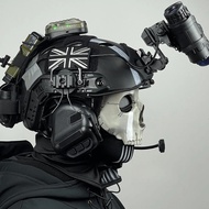 [COD Ghost]Full Face Mask & FAST Helmet Set - Night Combat Cosplay Costume for Call of Duty MW2, Air