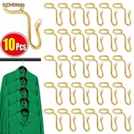 EIONG8686FT 10Pcs Clothes Hanger Extender Hooks, Multi Layer Space Saving Hanger Connector Hooks, Po