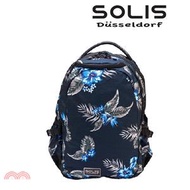【SOLIS】十里洋場系列 Ultra+小尺寸基本款電腦後背包-寧靜藍
