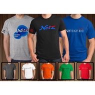 T-Shirt Toyota Wish Netz Black/Blue/White/Red 100% Cotton Roundneck Lengan Pendek/Short Sleeve T Shi
