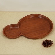 Teak Wood Plate with Number 8 Character | Character Wooden Plates | Teak Wood Plate