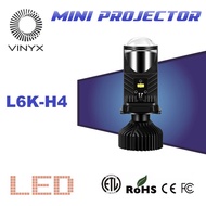 Lampu LED Headlamp Projie H4 Mini Projector Lens 50 Watt Lensa Mobil Motor Y6 Y6D Y9 L6K-H4 Headligh