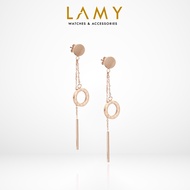 Khuyên tai nữ LAMY Roman Numeral Circle Earrings 3015