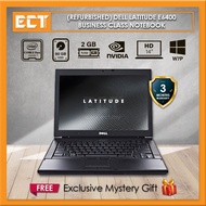 [Clearance] (Refurbished) Dell Latitude E6400 Business Class Laptop (C2D P8800 2.66Ghz,80GB,2GB,Nvid
