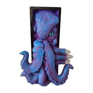 Octopus Bookend Book Nook 3D Octopus Statue Bookshelf Decor Vintage Fantasy Octopus Book End Stopper