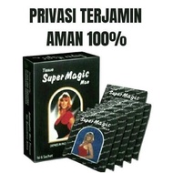 ORIGINAL Obat Kuat Oles Pria Wanita Perkasa Tahan Lama Sex Tissue Magic 1 Pack