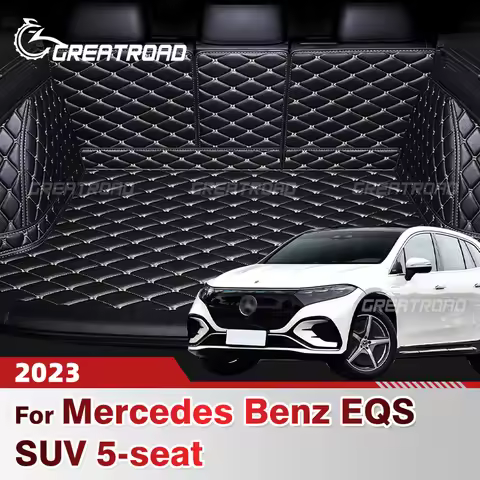 For Mercedes Benz EQS SUV 5/7-seat 2023 Auto Full Coverage Trunk Mat Car Cargo Liner Interior Access