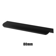 Handle Aluminium Pilihan Tarikan Laci Lemari Mebel Kitchen Set Hitam tarikan lemari laci