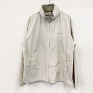 Eddie Bauer 山地派克大衣/連帽衫，米色，M 碼，古著。