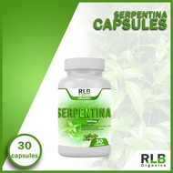 Organic Pure Natural Serpentina Capsules (30 Capsules) - For Antioxidant, Anti-inflammatory - Serpen