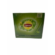 🔥ของมีจำนวนจำกัด🔥 Lipton Pure Green Tea..ชาเขียวOrganic!! กล่องสีเขียว..200g 1กล่อง/บรรจุ 100ซอง    