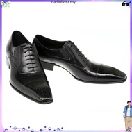 Aufu Shoes3717  Men's Square Toe Leather Shoes British Casual Pumps     Lace-up Men's Shoesshoes RNF