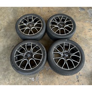 ORIGINAL RAYS Gram light GL-57BNA JDM Wheel 18” 5H 114.3PCD 7JJ ET45 Honda Toyota nissan JDM Sport R