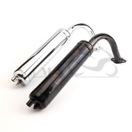 Muffler exhaust for 49cc 60cc 80cc electric bike 2 stroke engine