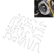 24pcs Headlight Bulb Retaining Spring Clips 5ZHSFULLKIT Metal Headlamp Clamp for H1 H3 H4 H7 Bulbs
