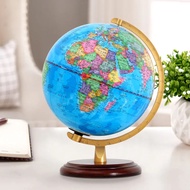 20/25/32cm World Globe Earth Map In English Retro Wooden Base Earth Instrument Geography Education G