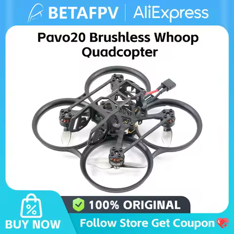 BETAFPV Pavo20 Brushless Whoop Quadcopter LAVA 3S 450mAh 550 75C Battery 1103 8500KV Brushless Motor