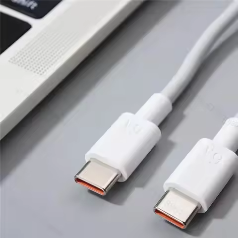 Huawei 100W SuperCharge Charger, USB A+C Dual Port PD Power Adapter with 1/1.5/2M Cable for Pura70 P