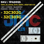 Backlight Tv Panasonic 32 Inch TH-32C302G TH-32C303G TCL-ODM-32-OD40-2X10-3030C-10S1P REV.V3