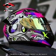 หมวกกันน็อคเต็มใบ FUSE รุ่น RAZOR EVO รองรับการติดตั้งบูลทูธ นวมถอดซักได้ S M L XL มาตรฐาน มอก.