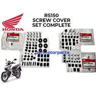 RS150 SCREW COVER SET COMPLETE HONDA RS150 BODYSET SCREW SET