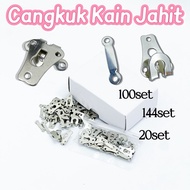 Cangkuk Seluar Jahit Hook & Bar Sewing Closure untuk Seluar Skirt Dress 20/100/144 Set