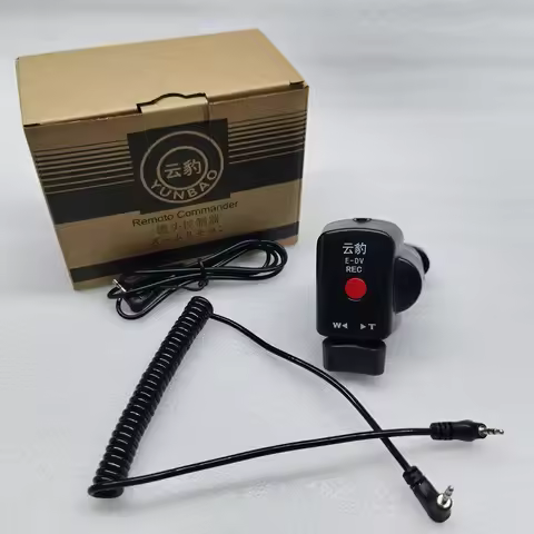 Camcorder Remote Zoom Control for Panasonic PV100 AG-AC30 AG-UX180 90MC and Sony LANC A1C 2000E 150P