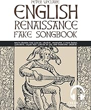 English Renaissance Fake Songbook with chords for guitar, ukulele, mandolin, tenor banjo, guitalele, cigar box guitar in GDG and baritone ukulele