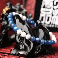 原礦藍晶石手珠 6mm 白松石 客製化串珠設計 手鍊手環 飾品