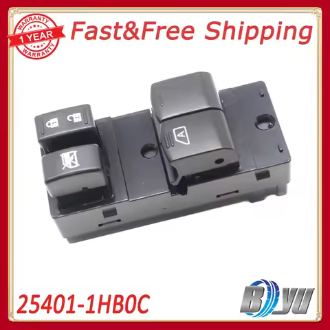 Electric Master Power Window Control Switches For NISSAN SUNNY VERSA NOTE MICRA K13 New 25401-1HB0C 
