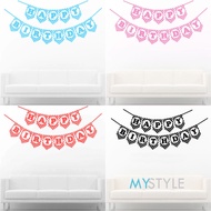 HAPPY TIME POLKADOT BIRTHDAY BANNER HAPPY BIRTHDAY/ BANNER BIRTHDAY BANNER PARTY BANNER