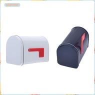 [Wazsnhm] Tinplate Mailbox Mini Mail Box Christmas Parcel Package Box Decorative Storage for School 