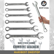 Quality Combined Wrench Spanner Common Ring Combination Alloy Steel Tool Double End Size [27MM to 50