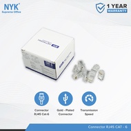 50pcs Konektor RJ45 Utp Cat 6 NYK Original Rj45 Lan 1 Box isi 50pcs