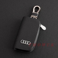 （Spot Goods）Audi Audi Key CaseA3 A4L A5 NewA6L S5 Q3 Q5 Q7A8 Car Leather Key Cover