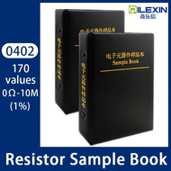 0402 SMD Resistor Assortment Kit 1% FR-07 170 Values 0R-10M Sample Book