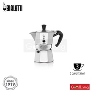 Bialetti หม้อต้มกาแฟ Moka Pot รุ่น Moka Express (โมคา เอ็กซ์เพรส) ขนาด 3 ถ้วย - Silver [BL-0001162]