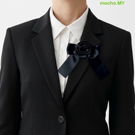 MOCHO Black Bow Brooch Pin, Awareness Skin Cancer Black Ribbon Pin, Simple Velvet Melanoma Cancer Br