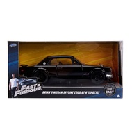 Fast & Furious 1:32 Brian's 1971 Nissan Skyline 2000 GT-R Die-cast Car, Toys for Kids and Adults (99
