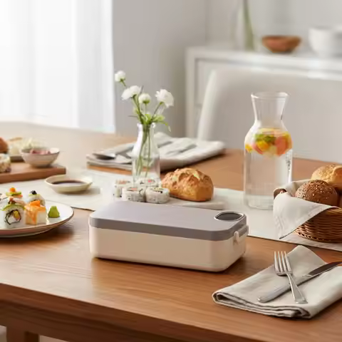 Electric Lunch Box For Adults Rechargeable Compact Warmer Portable Electric Lunch Box With Stainless