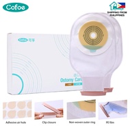 Cofoe 30pcs One-piece System Colostomy Stoma Bag 20 - 60mm Cut Size Ileostomy Ostomy Pouch Fistula Bags Waterproof Cover Set