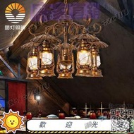 【免運】工業馬燈吊燈煤油燈復古藝燈個創意工業吊燈餐廳咖啡式