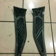 Aerox 155 carbon border, Aerox 155 carbon footrest, Aerox 155 carbon footrest