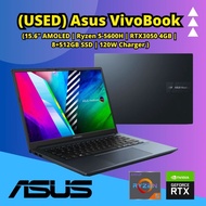 (USED) Asus M3500Q Vivobook 15 Pro (15.6" AMOLED | Ryzen 5-5600H | RTX 3050 | 8GB RAM | 512GB SSD | 